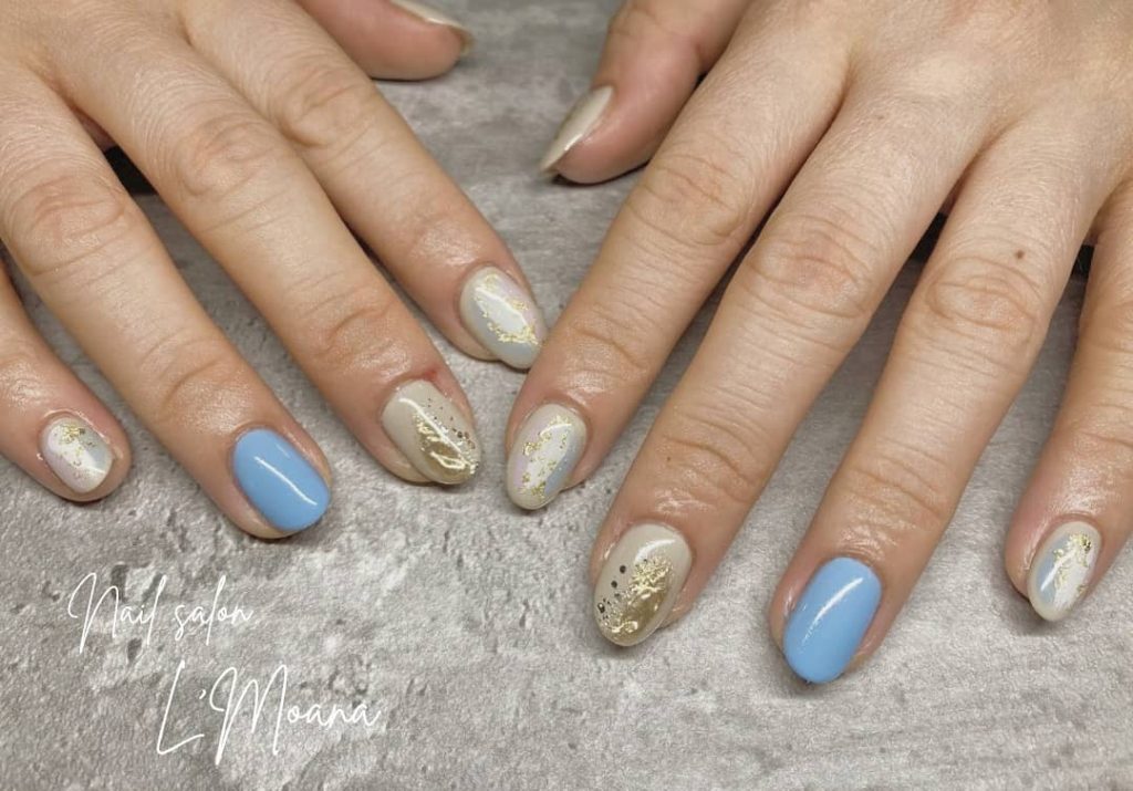 お客様nail?? ??◌art by arisa / @lmoana_arisa.大人ニュアンスネイル︎.◆Hand＊やり放題 ¥7,200→¥6,800(〜5/31まで).=========================== Nail salon L&